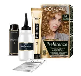LOREAL Preference plaukų dažai 7.3 auksinis šviesus - Kosmetika