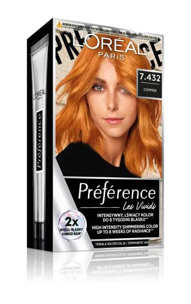 LOREAL PREFERENCE VIVIDS 7.432 Varis - Kosmetika