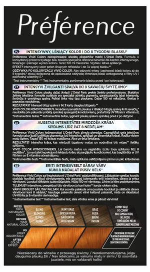 LOREAL PREFERENCE VIVIDS 7.432 Varis - Kosmetika