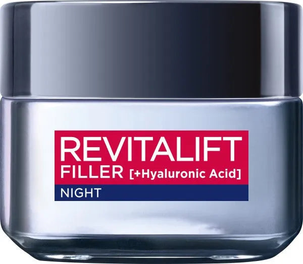 Loreal REVITALIFT FILLER [HA] Naktinis kremas 50ml - Kosmetika