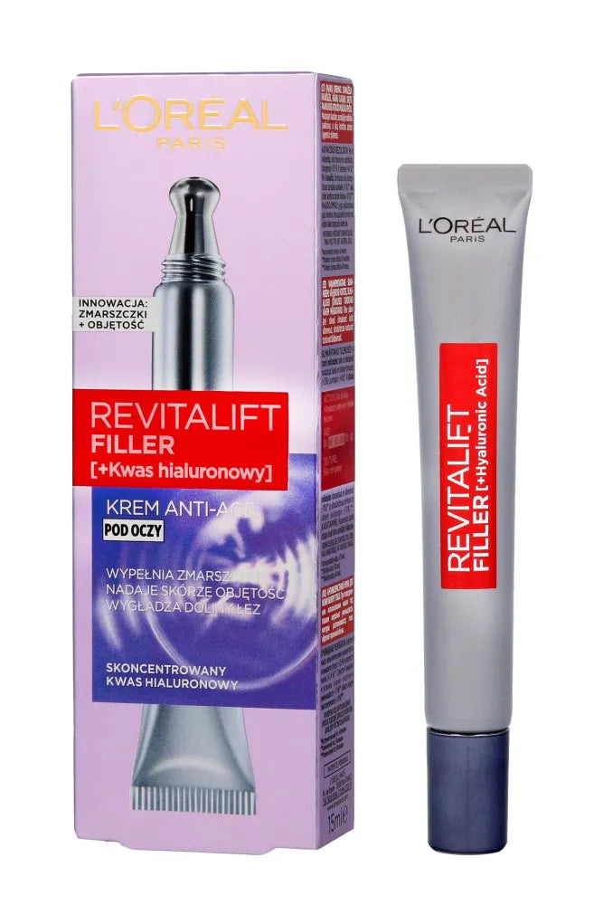 Loreal REVITALIFT FILLER [HA] Paakių kremas 15ml - Kosmetika