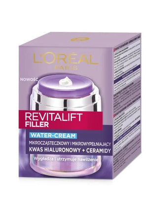 Loreal REVITALIFT FILLER Stangrinantis Veido Kremas Vandens 50ml - Kosmetika
