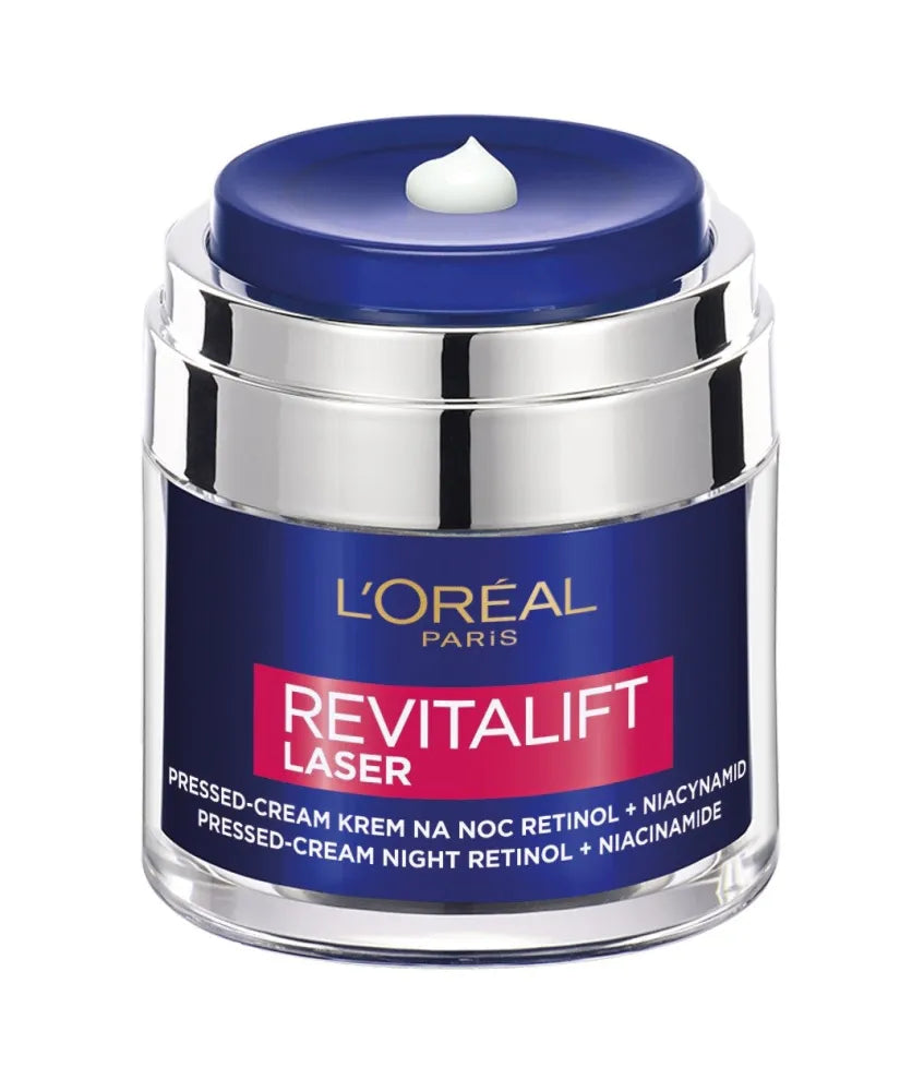 Loreal REVITALIFT LASER Naktinis kremas raukšlių mažinimui 50ml - Kosmetika