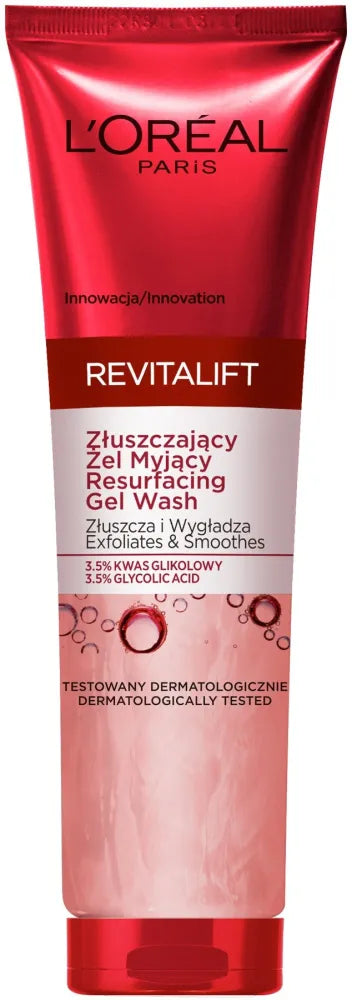 Loreal REVITALIFT Šveičiamasis valomasis gelis su glicolio rūgštimi (3.5% ) 150ml - Kosmetika