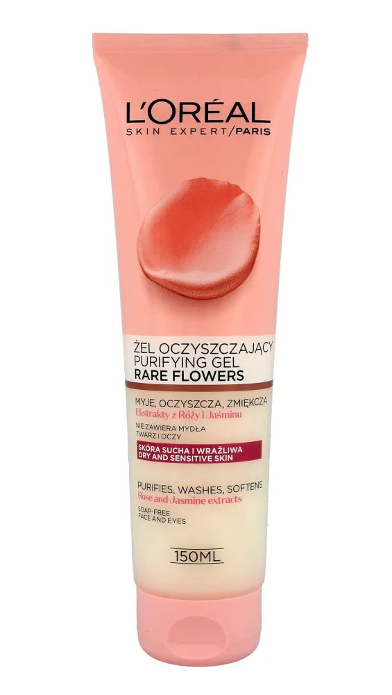 Loreal Skin Expert Cleansing Gel Retų Gėlių 150ml - Kosmetika