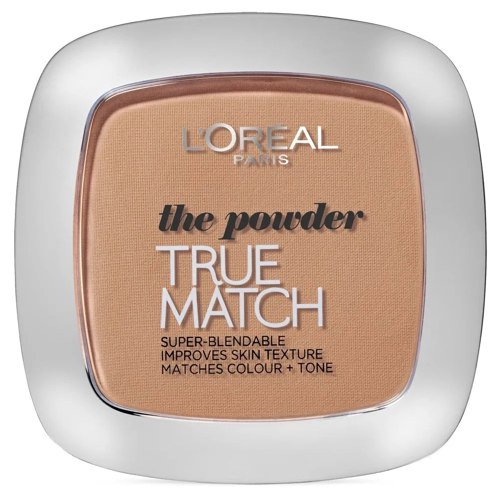 Loreal True Match Powder in Stone W3 Golden Beige 9g - Kosmetika