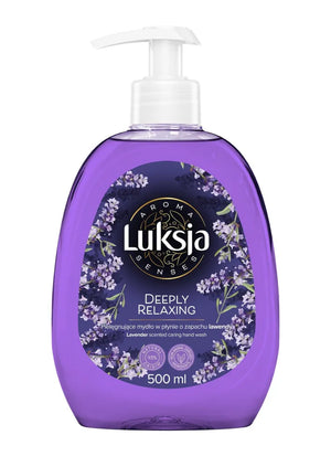 LUKSJA Aroma Senses Deeply Relaxing Lavender-scented nourishing liquid soap 500 ml - Higiena