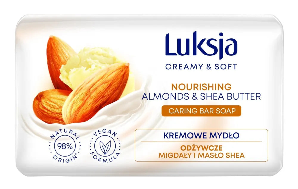 Luksja Creamy & Soft Maitinantis Kremas Muilas Su Migdolais Ir Šalavijais 90g - Kosmetika