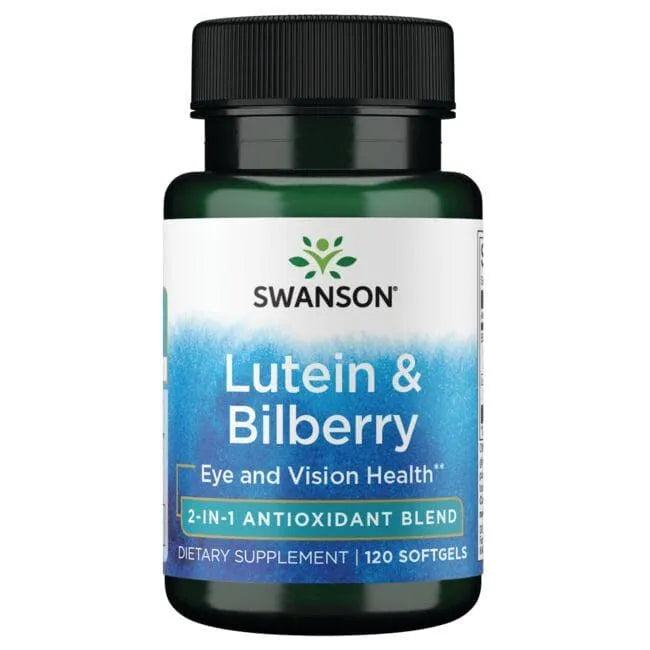Lutein & Bilberry - Liuteinas ir mėlynės - N120 - Swanson - Papildai