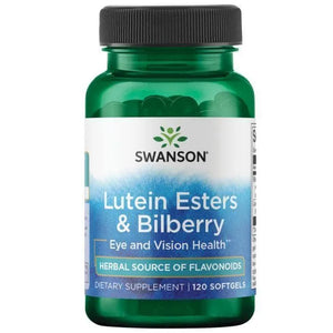 Lutein Esters & Bilberry - Liuteino esteriai ir mėlynės - N120 - Swanson - Papildai
