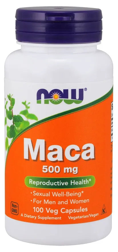 Maca 500mg - 100 vcaps - NOW Foods - Papildai