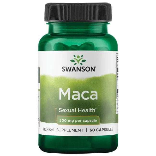 Maca - Peruvinė Pipirnė - 500 mg - N60 - Swanson - Papildai