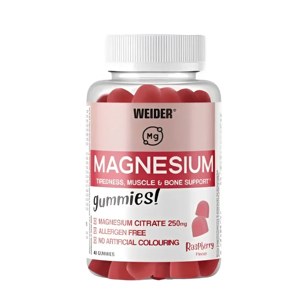 Magnesium Gummies Raspberry - 48 - Weider - Sporto papildai