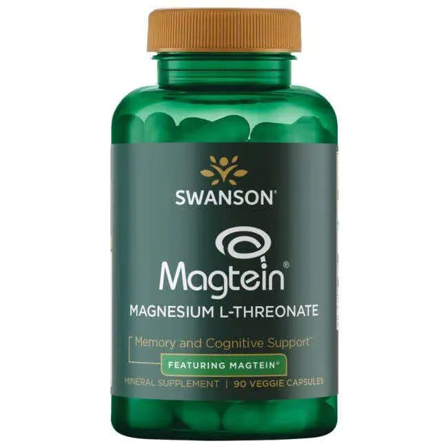 Magnesium L-Threonate - Magtein - N90 - Swanson - Papildai