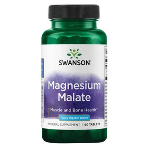 Magnesium Malate - 1000 mg - N60 - Swanson - Papildai