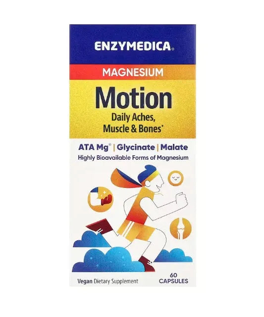 Magnesium Motion - 60 caps - Enzymedica - Papildai