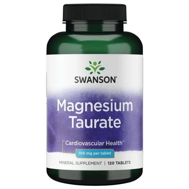 Magnesium Taurate - Magnio tauratas - 100 mg - N120 - Swanson - Papildai