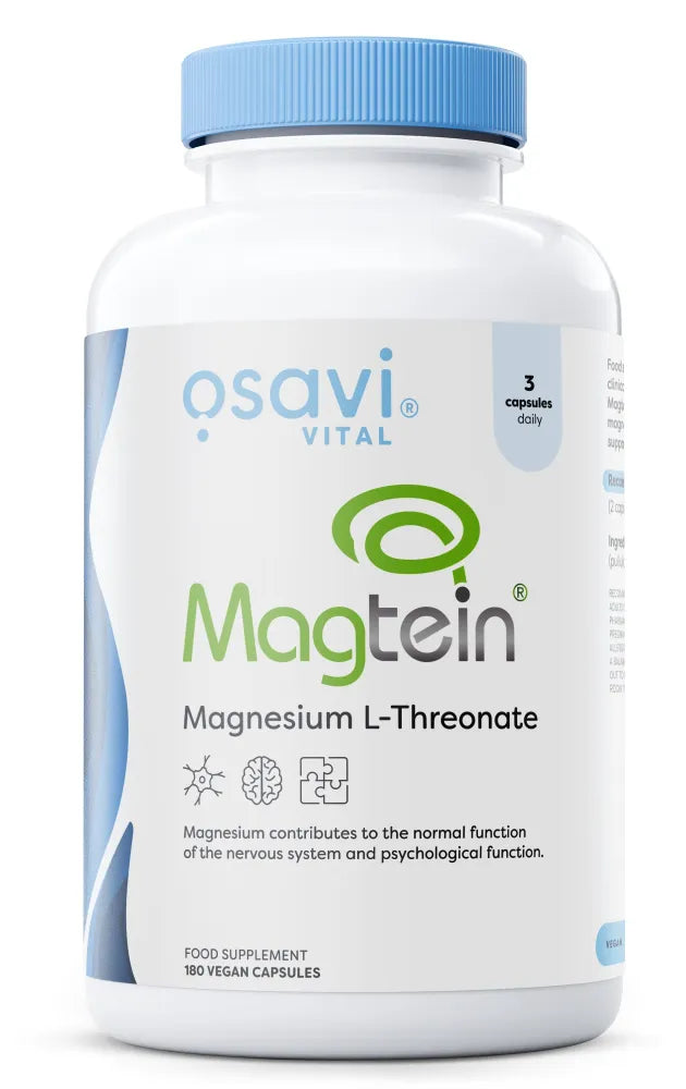 Magtein Magnesium L-threonate - 180 vegan caps - Osavi - Papildai