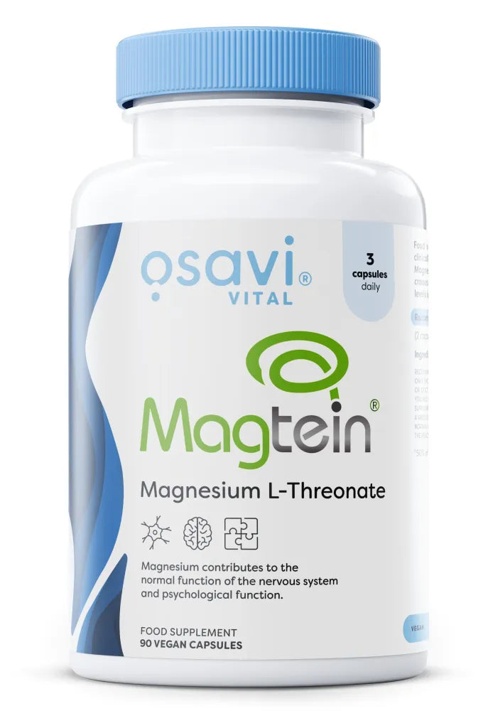 Magtein Magnesium L-threonate - 90 vegan caps - Osavi - Papildai