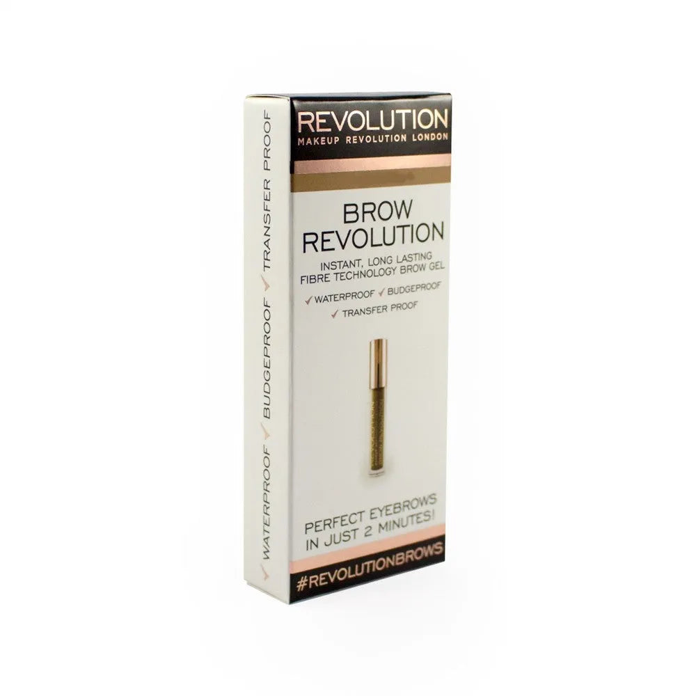 Makeup Revolution Brow Gel Raudonmedžio 3.8g - Kosmetika