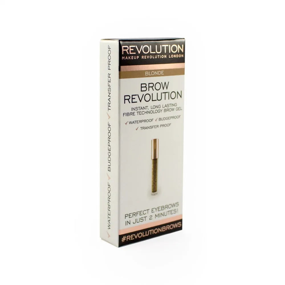 Makeup Revolution Brow Gel Šviesiaplaukė 3.8g - Kosmetika
