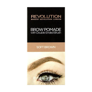 Makeup Revolution Brow Pomade Švelni Ruda 1 vnt. - Kosmetika
