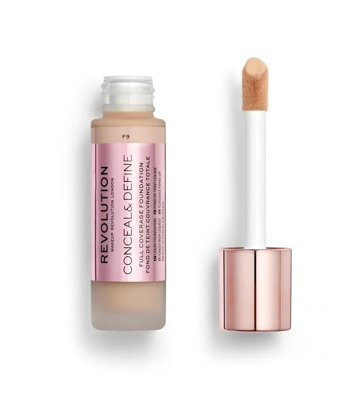 Makeup Revolution Conceal & Define Foundation Concealer F9 23ml - Kosmetika
