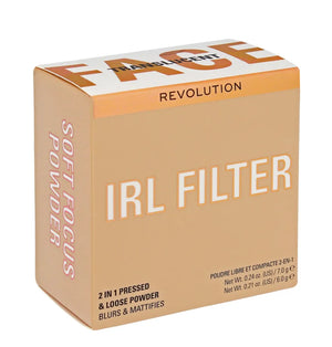 Makeup Revolution IRL Filter Face Powder 2in1 Soft Focus - skaidrus 1vnt - Kosmetika