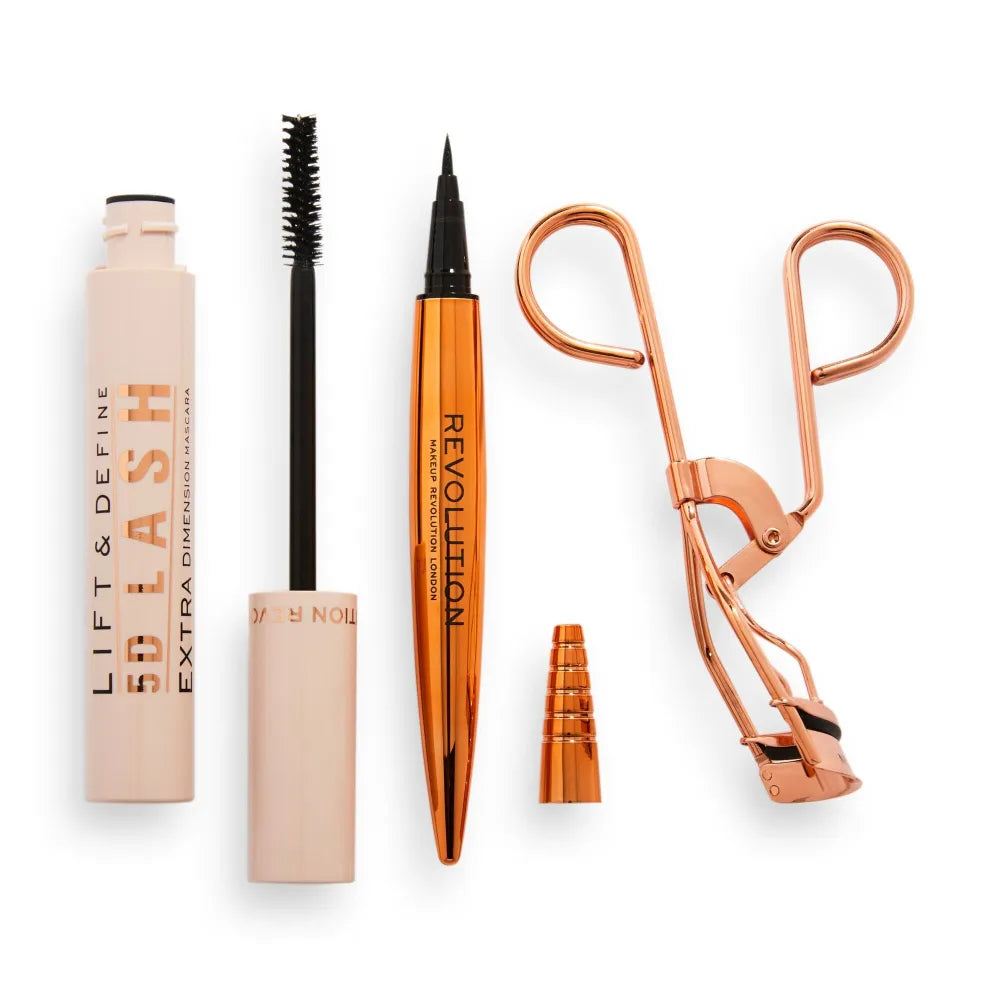 Makeup Revolution Kalėdų rinkinys The 5D Lash Eye Set 1 pakelis. - Kosmetika