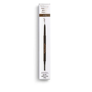 Makeup Revolution Precise Brow Pencil Dvigubas antakių pieštukas Tamsiai rudas 1 vnt. - Kosmetika