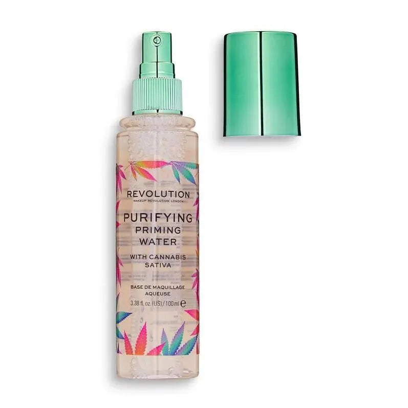 Makeup Revolution Primer Spray Priming Water su Kanapių Sativa - Kosmetika