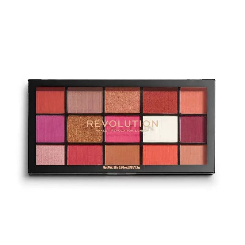 Makeup Revolution Reloaded Red Alert Eyeshadow Palette 1vnt - Kosmetika