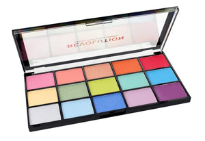 Makeup Revolution Reloaded Sugar Pie Eyeshadow Palette (15) 1vnt - Kosmetika