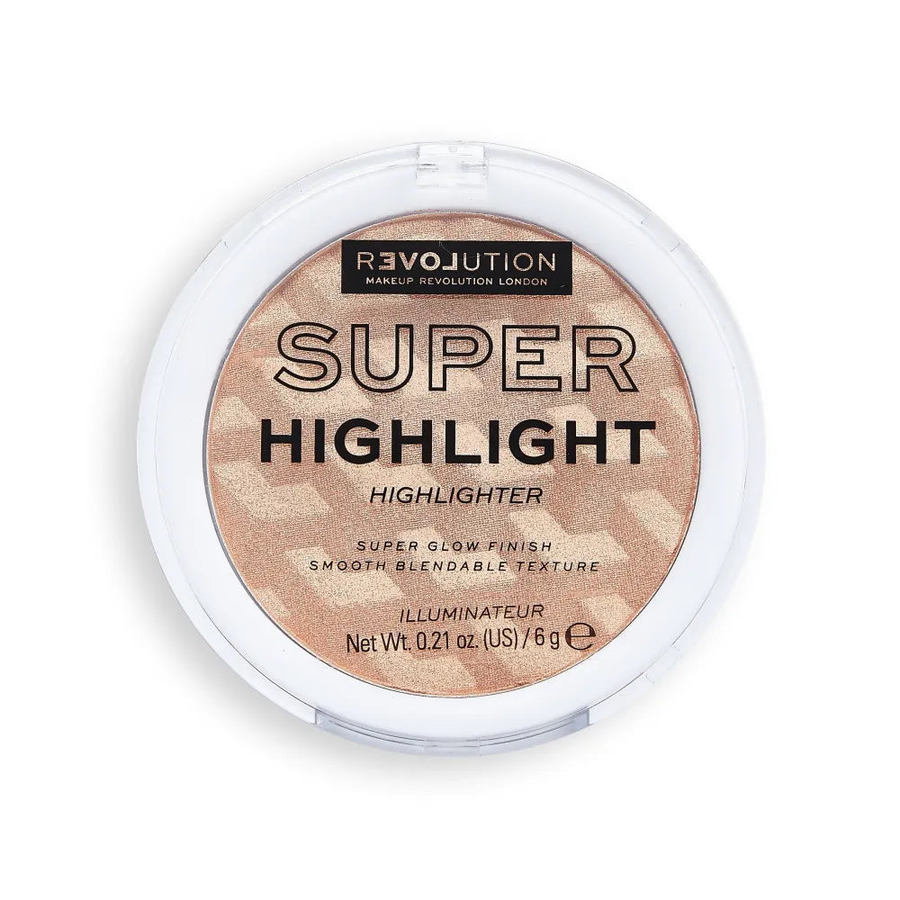 Makeup Revolution Relove Highlighter Super Highlight - Skaistalai 1pc - Kosmetika