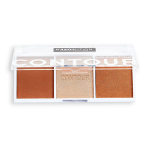 Makeup Revolution Relove Veido kontūravimo paletė Trio - Baked Sugar 1vnt - Kosmetika