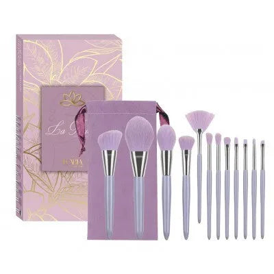Makeup teptukai - rinkinys purpurinėje dėžutėje 1 pakuotė - 13 vnt - Kosmetika