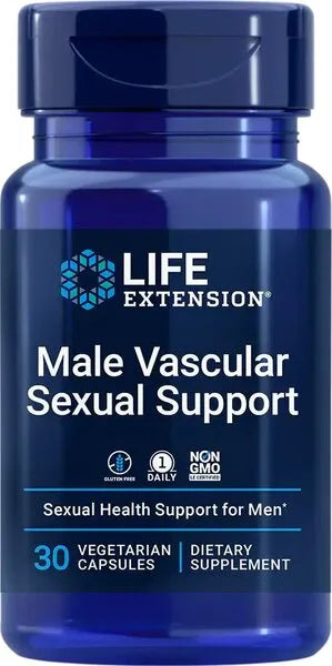 Male Vascular Sexual Support - 30 vcaps - Life Extension - Papildai