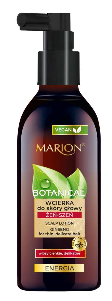 Marion Botanical Energizing Ginseng Scalp Lotion - ploni ir subtilūs plaukai 150ml - Kosmetika