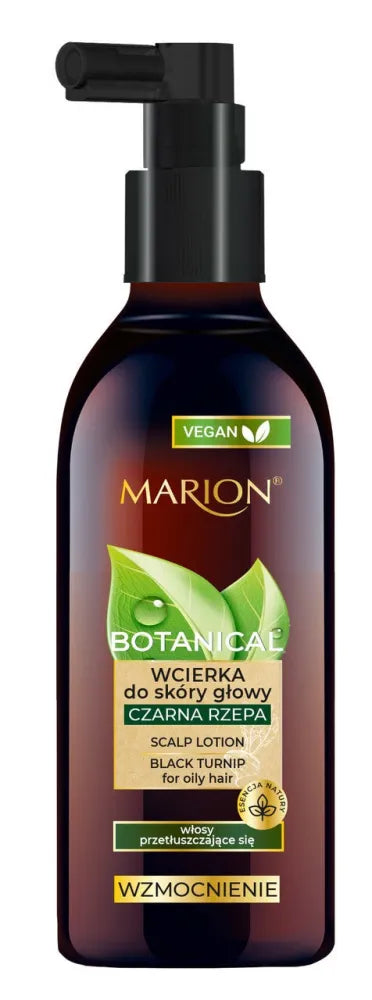 Marion Botanical Strengthening Scalp Lotion Black Turnip - riebiai plaukams 150ml - Kosmetika