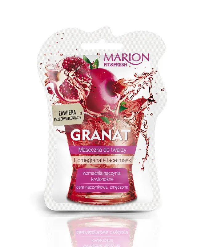 Marion Fit & Fresh granatų veido kaukė 7.5ml - Kosmetika