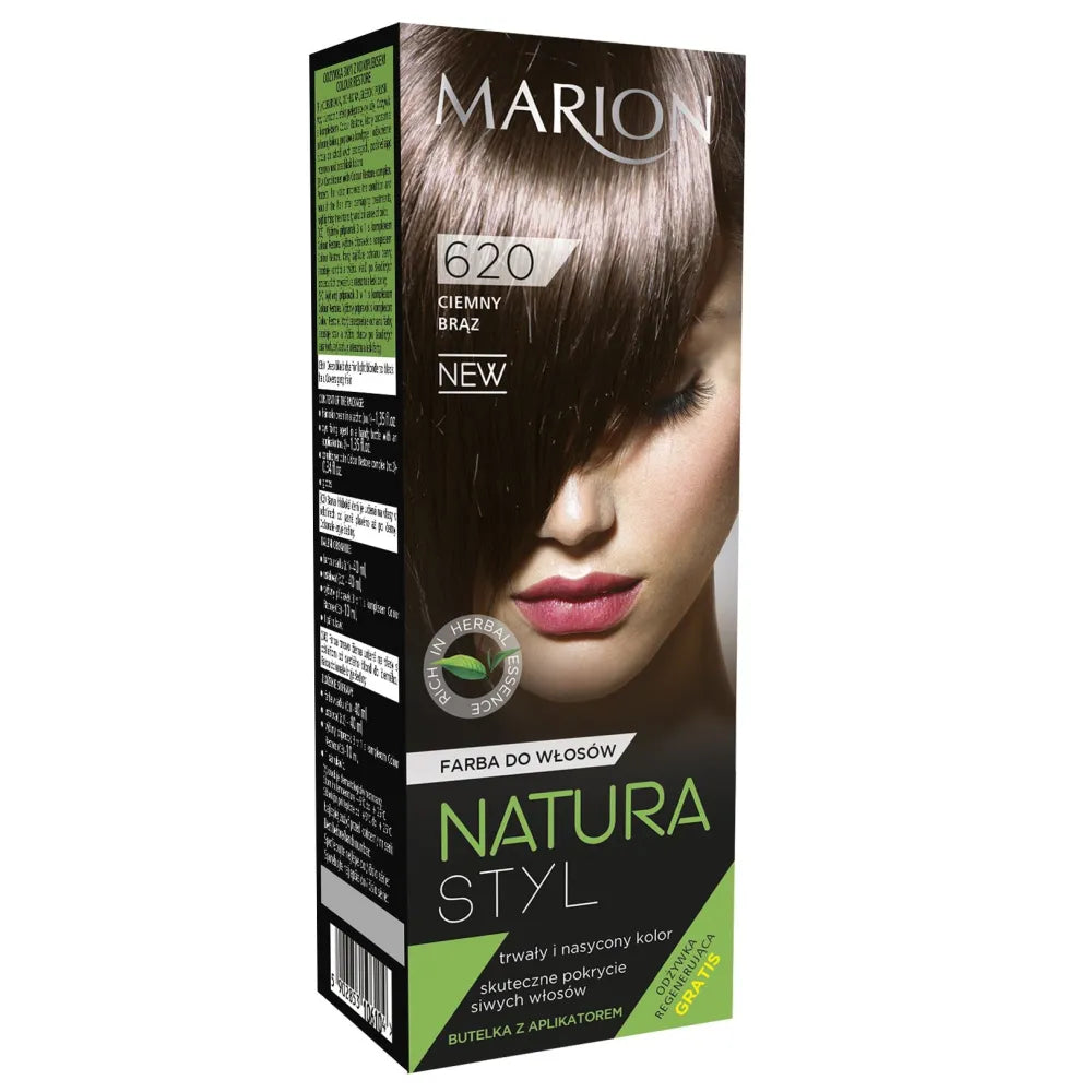 Marion Hair Color Natura Styl Nr. 620 Tamsiai ruda - Kosmetika