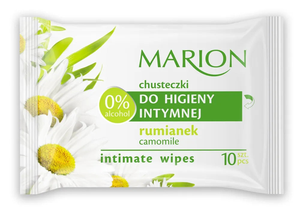 Marion intymiosios higienos servetėlės su ramunėlėmis 1op-10vnt - Kosmetika