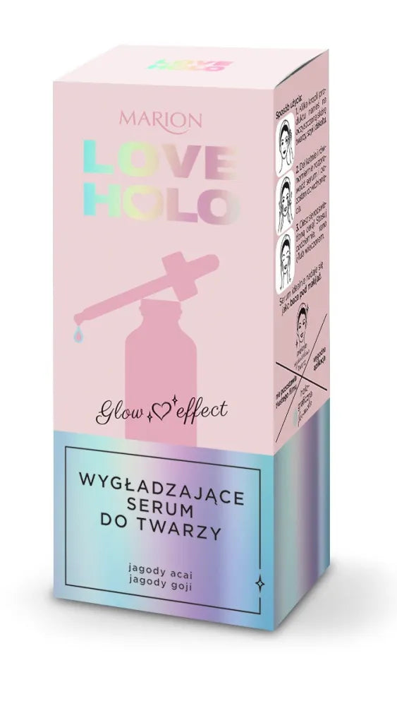 Marion Love Holo Glow Effect švelninantis veido serumas 20ml - Kosmetika