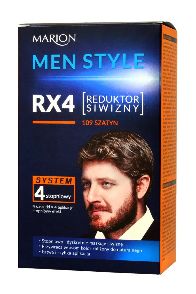 Marion Men Reduktor pilkiems plaukams nr. 109 brunetė - Kosmetika