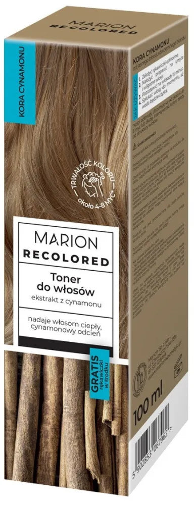 MARION Recolored Hair Toner Cinnamon Bark 100 ml - Kosmetika