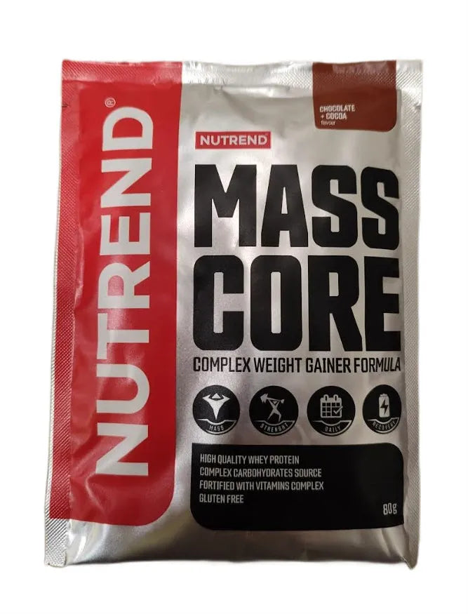 Mass Core Chocolate + Cocoa - 80g (1 serving) - Nutrend - Sporto papildai