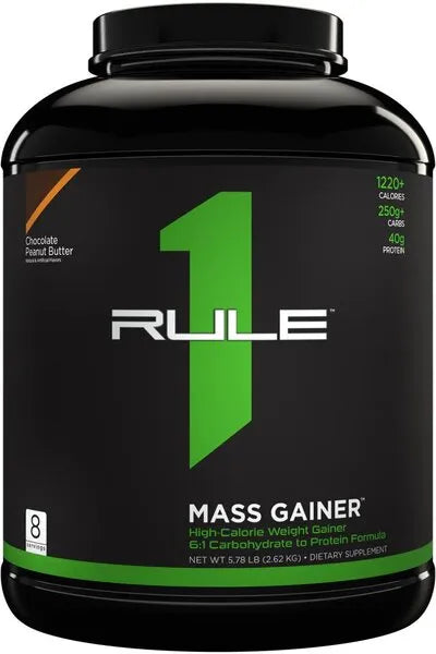 Mass Gainer Chocolate Peanut Butter - 2620g - Rule One - Sporto papildai