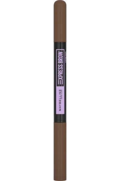 MAYBELLINE Express Brow Satin Duo Dvigubas pieštukas antakiams Nr. 03 Brunette 1vnt - Kosmetika