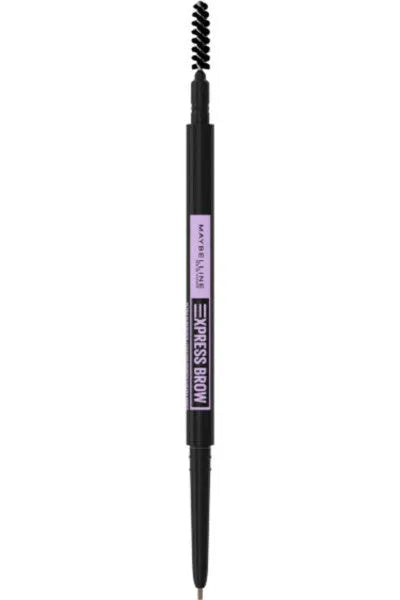 MAYBELLINE Express Brow Ultra Slim Antakių pieštukas - 03 Warm Brown 1 vnt - Kosmetika