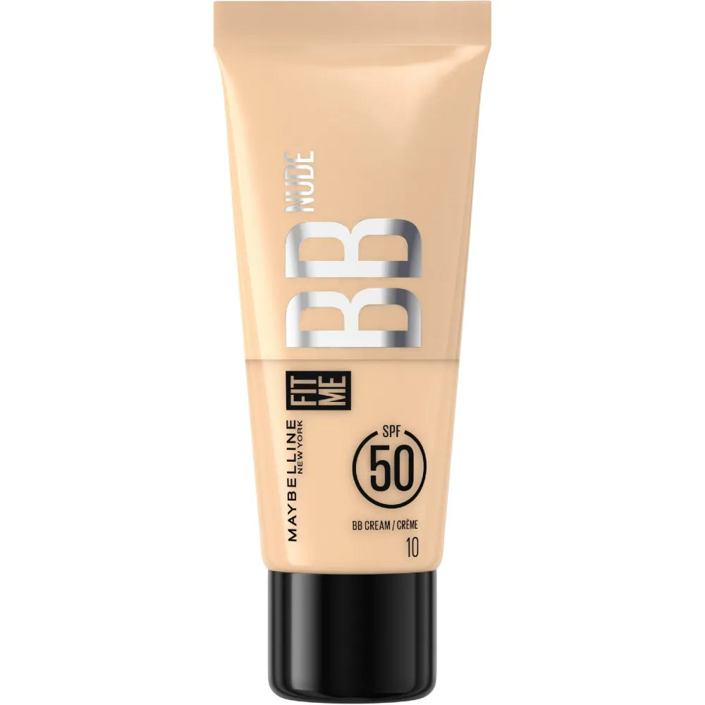 MAYBELLINE Fit Me BB Cream Nude SPF50 No. 10 30 ml - Kosmetika